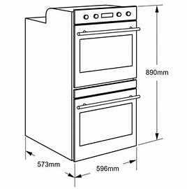 CVE662WB CAT B CHEF 60CM BI WHITE ELEC OVEN, SEP GRILL