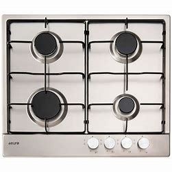 ECT600GS NEW EURO 60CM S/STEEL GAS 4 BURNER COOKTOP