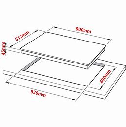 ECT900GBK2 NEW EURO 90CM BLACK GLASS WOK BNR GAS HOB