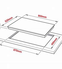 ECT90ICB NEW EURO 90cm Induction Electric control Ceran Glass + Booster Zones