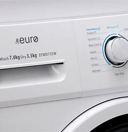 EFWD735W T2 EURO WASHER (7KG) DRYER (3.5KG) COMBO