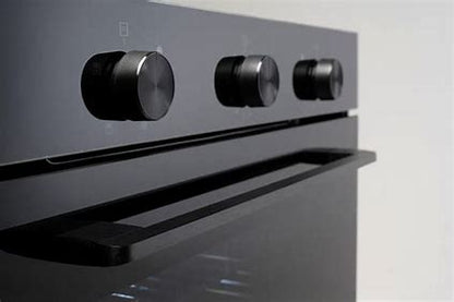 EO605VBK NEW EURO 60CM BI 5 FUNCTION ELEC BLACK & S/STEEL OVEN