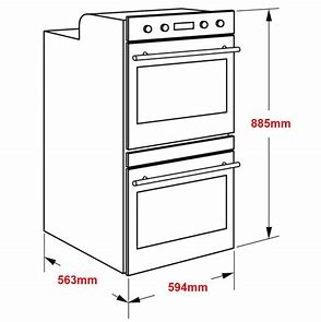 EO8060DBK T2 EURO DOUBLE OVEN 60CM X 80CM