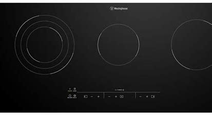 WHC933BD CAT A WESTINGHOUSE 90CM 3 BURNER ELECTRIC CERAMIC HOB