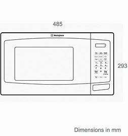 WMF2302WA CAT A WESTINGHOUSE WHITE MICROWAVE